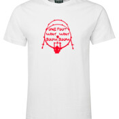 One Foot Many Many Boom Boom (red) - Men's Tee - On Special! 